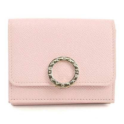 中古 ブルガリ 三つ折り財布 三折財布 コンパクト レディース ブランド BVLGARI ブルガリ ブルガリ コンパクトウォレット 289064 ピンク USDBV110729011