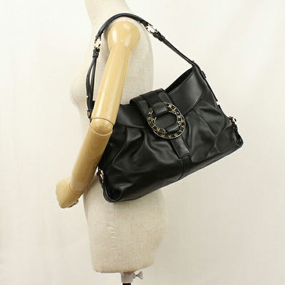 中古 ブルガリ ショルダーバッグ レディース ブランド BVLGARI チャンドラ ワンショルダー ブラック USDBV111253011