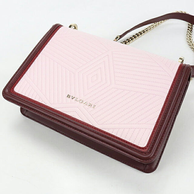 中古 ブルガリ ショルダーバッグ レディース ブランド BVLGARI セルペンティ フォーエバー チェーン ピンク USDBV118197011