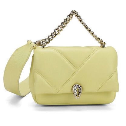 中古 ブルガリ ハンドバッグ レディース ブランド BVLGARI セルペンティフォーエバー 2WAY イエロー バッグ USDBV96099011