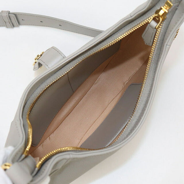 中古 ブルガリ ハンドバッグ レディース ブランド BVLGARI セルペンティ エリプス 2WAY レザー グレー バッグ USDBV96100011