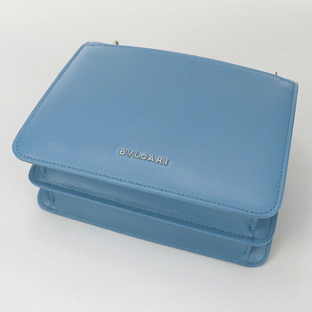 中古 ブルガリ 斜め掛け ショルダーバッグ レディース ブランド BVLGARI セルペンティフォーエバー 2WAY レザー ブルー バッグ USDBV97061011