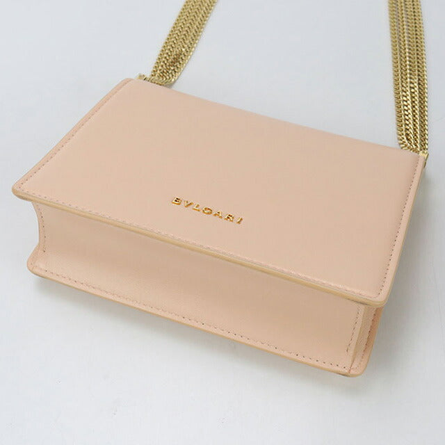 中古 ブルガリ ショルダーバッグ レディース ブランド BVLGARI セルペンティフォーエバー チェーン レザー ピンク バッグ USDBV97559011