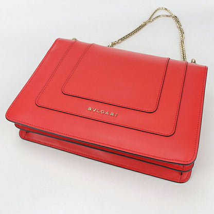 中古 ブルガリ ショルダーバッグ レディース ブランド BVLGARI セルペンティフォーエバー チェーン レッド バッグ USDBV97560011