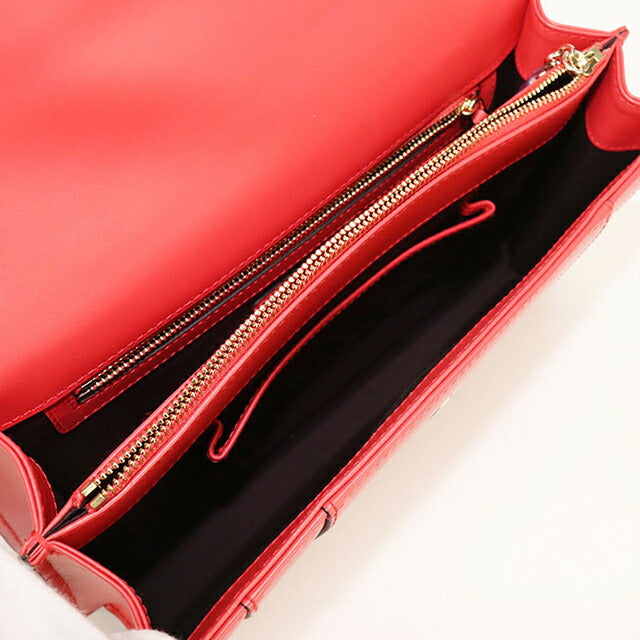 中古 ブルガリ ショルダーバッグ レディース ブランド BVLGARI セルペンティフォーエバー チェーン レッド バッグ USDBV97560011