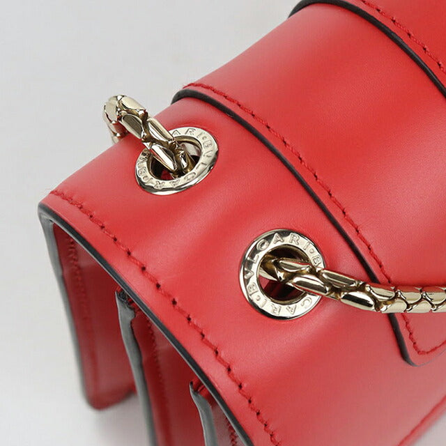 中古 ブルガリ ショルダーバッグ レディース ブランド BVLGARI セルペンティフォーエバー チェーン レッド バッグ USDBV97560011