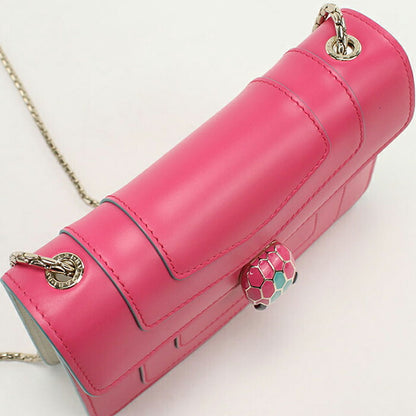 中古 ブルガリ ショルダーバッグ レディース ブランド BVLGARI セルペンティフォーエバー チェーンバッグ ピンク バッグ USDBV98915011