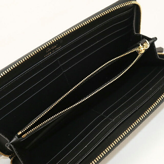 中古 カルティエ 長財布ラウンドファスナー レディース ブランド Cartier C ドゥ カルティエ ジップ インターナショナルウォレット L3002428 USDCA115692011