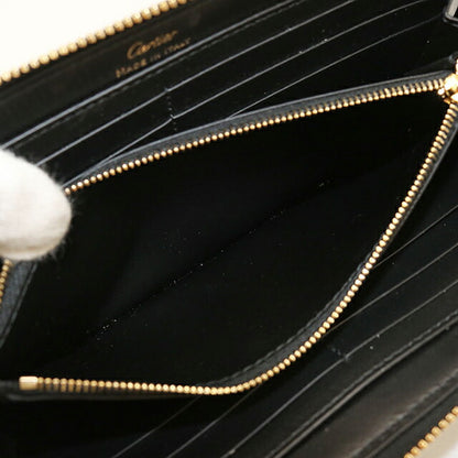 中古 カルティエ 長財布ラウンドファスナー レディース ブランド Cartier C ドゥ カルティエ ジップ インターナショナルウォレット L3002428 USDCA115692011