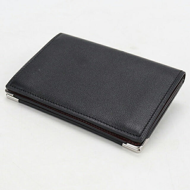 中古 カルティエ カードケース コンパクト ユニセックス ブランド Cartier マスト カードホルダー ブラック USDCA118000011