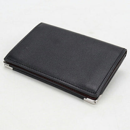 中古 カルティエ カードケース コンパクト ユニセックス ブランド Cartier マスト カードホルダー ブラック USDCA118000011