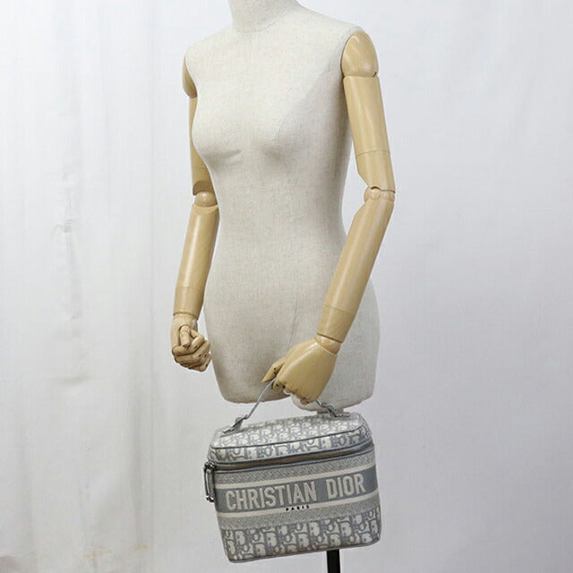 二手 Dior 化妆包 女士品牌 Dior Dior 旅行化妆包 灰色包 USDCD100269011