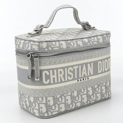 二手 Dior 化妆包 女士品牌 Dior Dior 旅行化妆包 灰色包 USDCD100269011