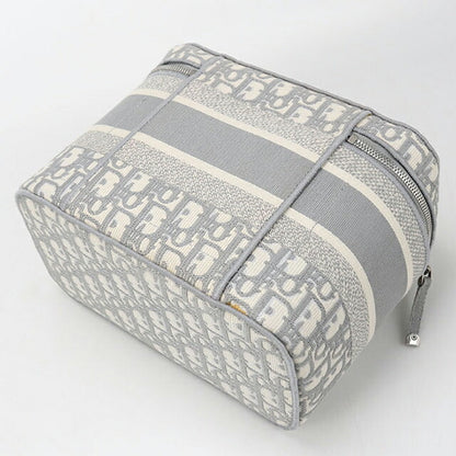 二手 Dior 化妆包 女士品牌 Dior Dior 旅行化妆包 灰色包 USDCD100269011
