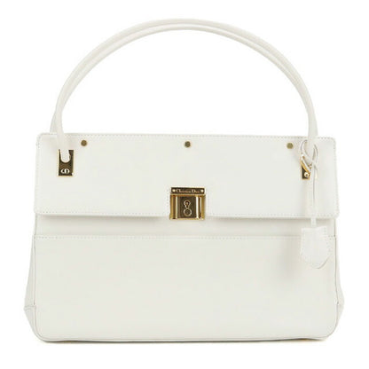 Used Dior handbag ladies brand Dior leather white bag USDCD100270011