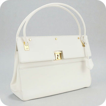 Used Dior handbag ladies brand Dior leather white bag USDCD100270011