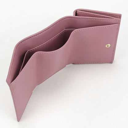 中古 ディオール 三折財布 レディース ブランド Dior ディオール カロ コンパクト ウォレット レザー ピンク 財布 USDCD100688011