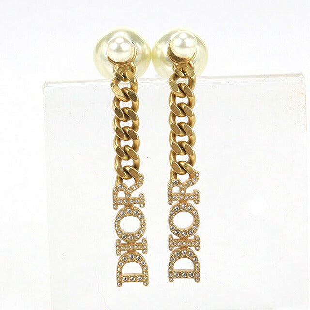 中古 ディオール ピアス レディース ブランド Dior パール ゴールド アクセサリー USDCD100882011