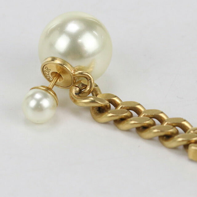 中古 ディオール ピアス レディース ブランド Dior パール ゴールド アクセサリー USDCD100882011