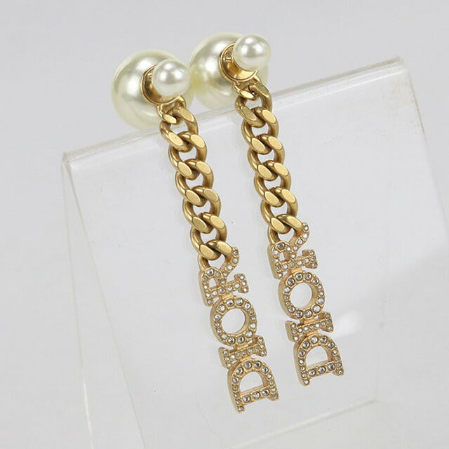 中古 ディオール ピアス レディース ブランド Dior パール ゴールド アクセサリー USDCD100882011