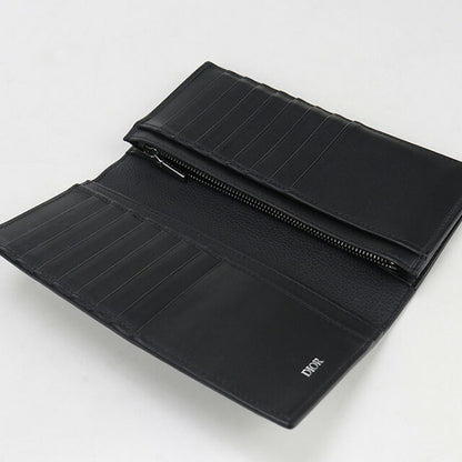 Used Dior long wallet bi-fold men&