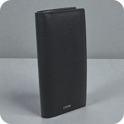 Used Dior long wallet bi-fold men&