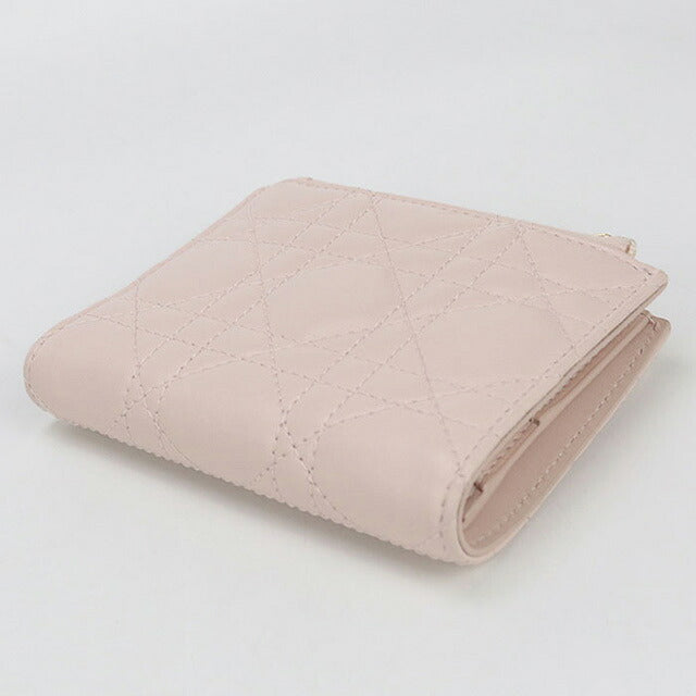 中古 ディオール 二つ折り財布 レディース ブランド Dior ディオール ジョリー Dahlia レザー S3113UNJB ピンク 財布 USDCD100966011