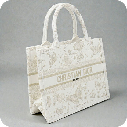 二手 Dior 手提包 女士品牌 Dior 书本手提包 小号 M1265 白色包 USDCD101276011