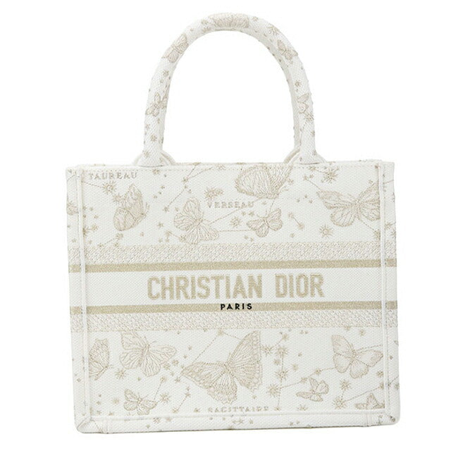 二手 Dior 手提包 女士品牌 Dior 书本手提包 小号 M1265 白色包 USDCD101276011