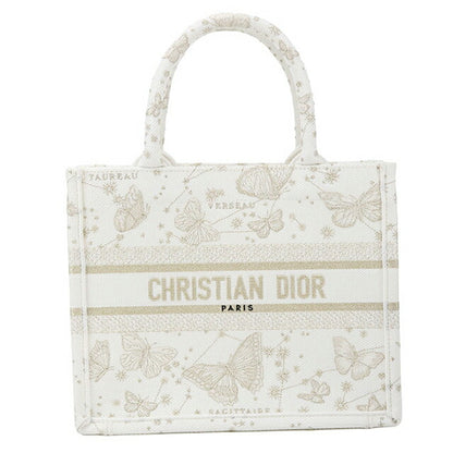 二手 Dior 手提包 女士品牌 Dior 书本手提包 小号 M1265 白色包 USDCD101276011