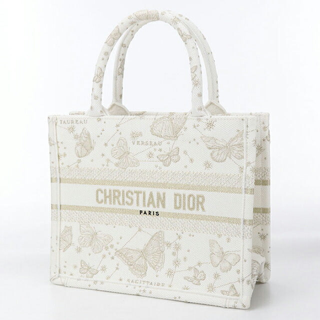 二手 Dior 手提包 女士品牌 Dior 书本手提包 小号 M1265 白色包 USDCD101276011