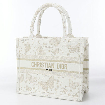 二手 Dior 手提包 女士品牌 Dior 书本手提包 小号 M1265 白色包 USDCD101276011