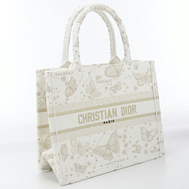 二手 Dior 手提包 女士品牌 Dior 书本手提包 小号 M1265 白色包 USDCD101276011