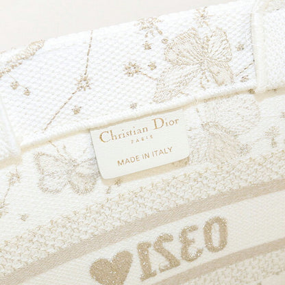 二手 Dior 手提包 女士品牌 Dior 书本手提包 小号 M1265 白色包 USDCD101276011