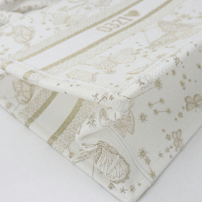 二手 Dior 手提包 女士品牌 Dior 书本手提包 小号 M1265 白色包 USDCD101276011