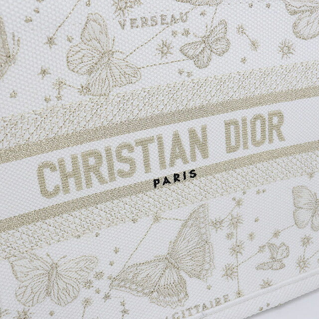 二手 Dior 手提包 女士品牌 Dior 书本手提包 小号 M1265 白色包 USDCD101276011