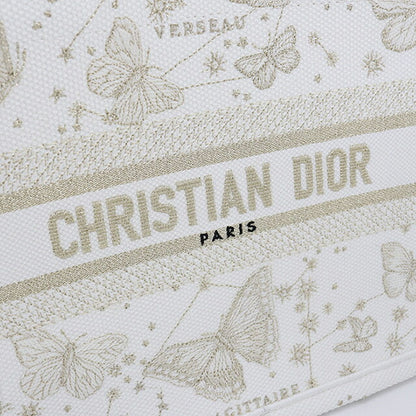二手 Dior 手提包 女士品牌 Dior 书本手提包 小号 M1265 白色包 USDCD101276011