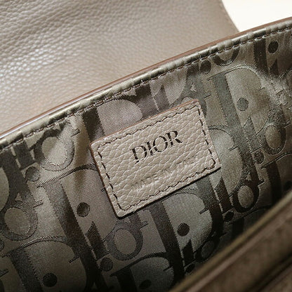 二手 Dior 单肩包 中性品牌 Dior Hit the Road 皮革卡其色包 USDCD101476011