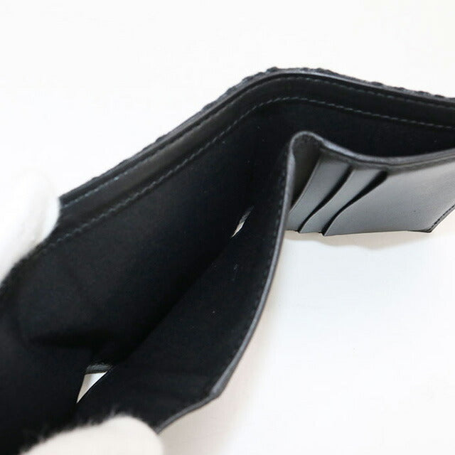 中古 ディオール 三つ折り財布 メンズ ブランド Dior ディオール オブリーク 2ESBH081YSE ブラック 財布 USDCD101545011