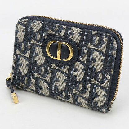 中古 ディオール 小銭入れ レディース ブランド Dior 30 モンテーニュ コインケース スモール S2155UTZQ_M928 ネイビー 財布 USDCD101546011