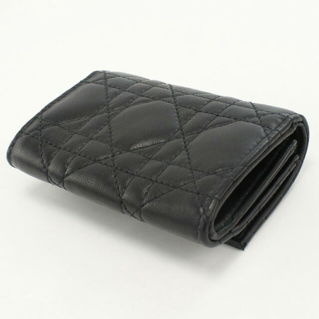 二手 Dior 零钱包 女士品牌 Dior Dior Jolie Glycine 钱包 S3102UNJB_M900 黑色钱包 USDCD101861011