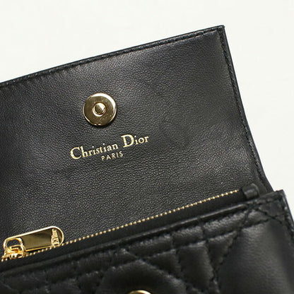 二手 Dior 零钱包 女士品牌 Dior Dior Jolie Glycine 钱包 S3102UNJB_M900 黑色钱包 USDCD101861011