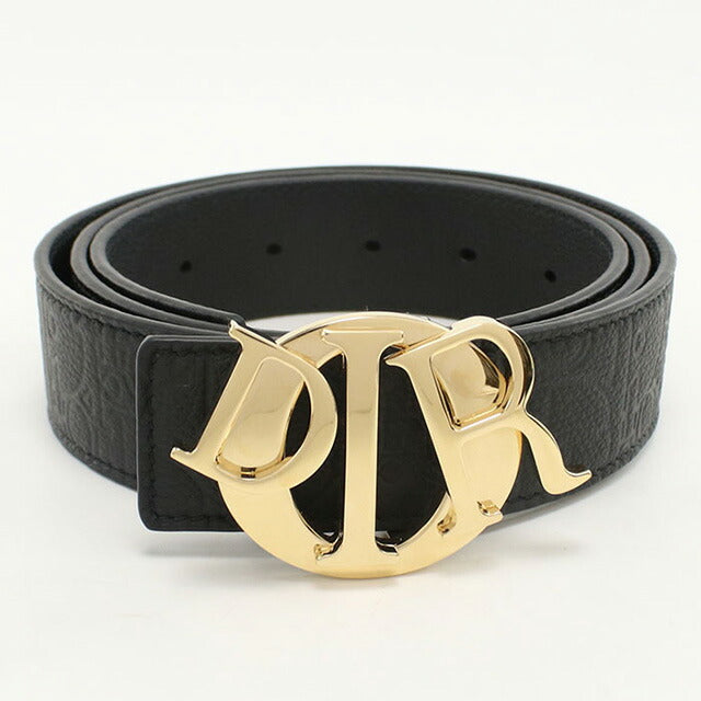 中古 ディオール ベルト メンズ ブランド Dior ディオール グラビティ Dior Charm ベルト ブラック 小物 USDCD101891011