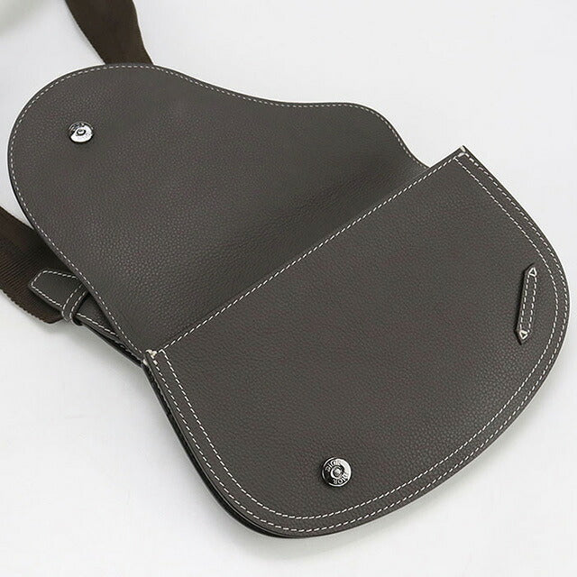 中古 ディオール ボディバッグ メンズ ブランド Dior サドル グレー