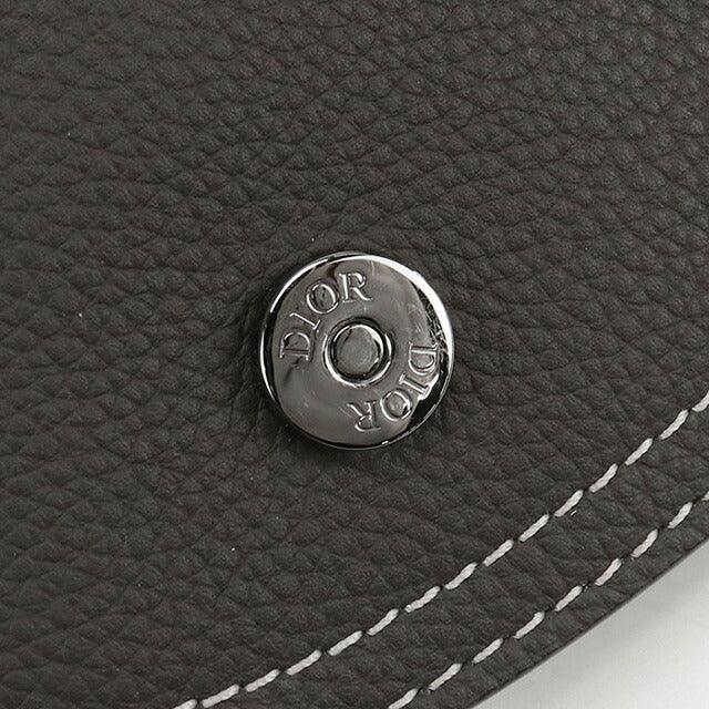 中古 ディオール ボディバッグ メンズ ブランド Dior サドル グレー バッグ USDCD101922011