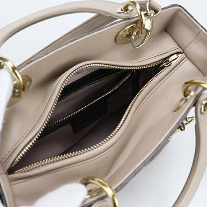 中古 ディオール トートバッグ レディース ブランド Dior レディディオール バッグ ミディアム 2WAY M0565ONGE パープル バッグ USDCD102126011