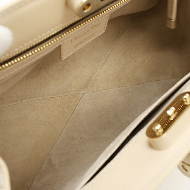 Used Dior handbag ladies brand Dior beige bag USDCD102519011