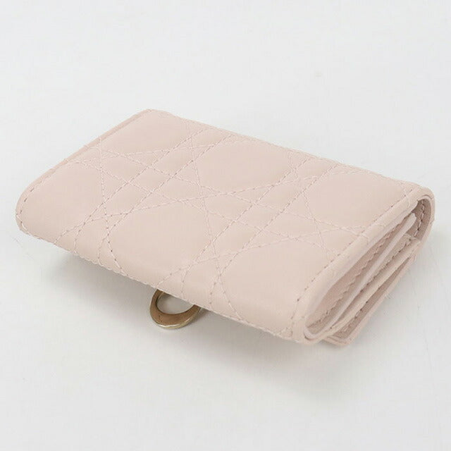 中古 ディオール 二つ折り財布 レディース ブランド Dior My Dior Glycine ウォレット S0966ONMJ ピンク 財布 USDCD102542011