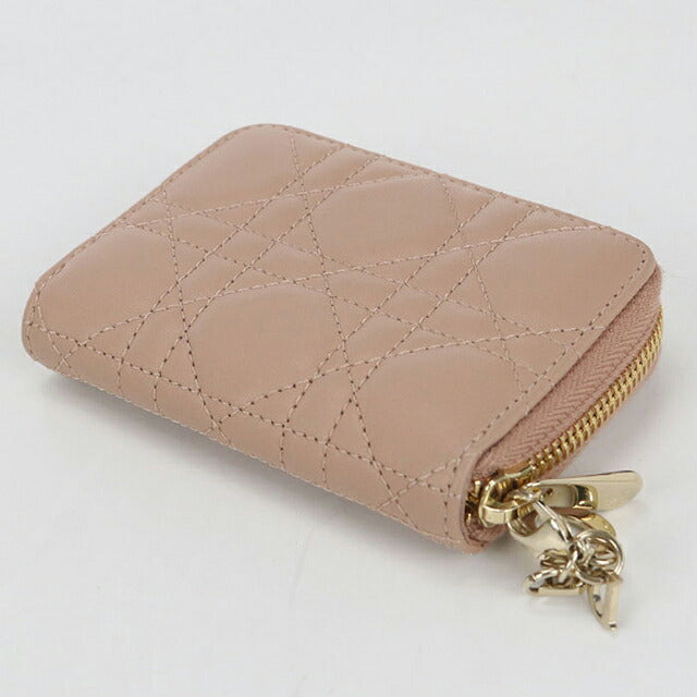 中古 ディオール 小銭入れ レディース ブランド Dior レディディオール ジップコインケース スモール レザー S0985ONMJ ピンク 財布 USDCD102804011