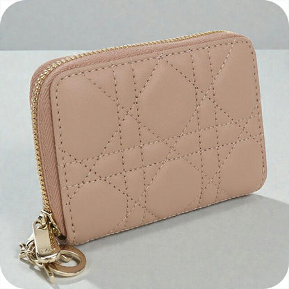 中古 ディオール 小銭入れ レディース ブランド Dior レディディオール ジップコインケース スモール レザー S0985ONMJ ピンク 財布 USDCD102804011